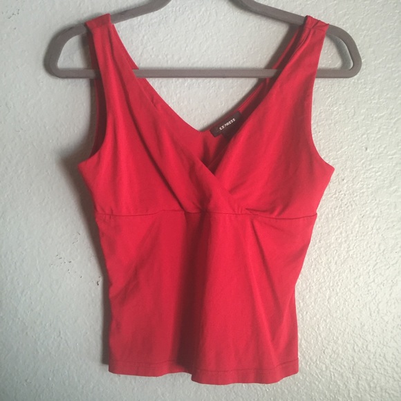 Express Red Tank Top - Picture 2 of 7
